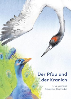 Pfau und der Kranich